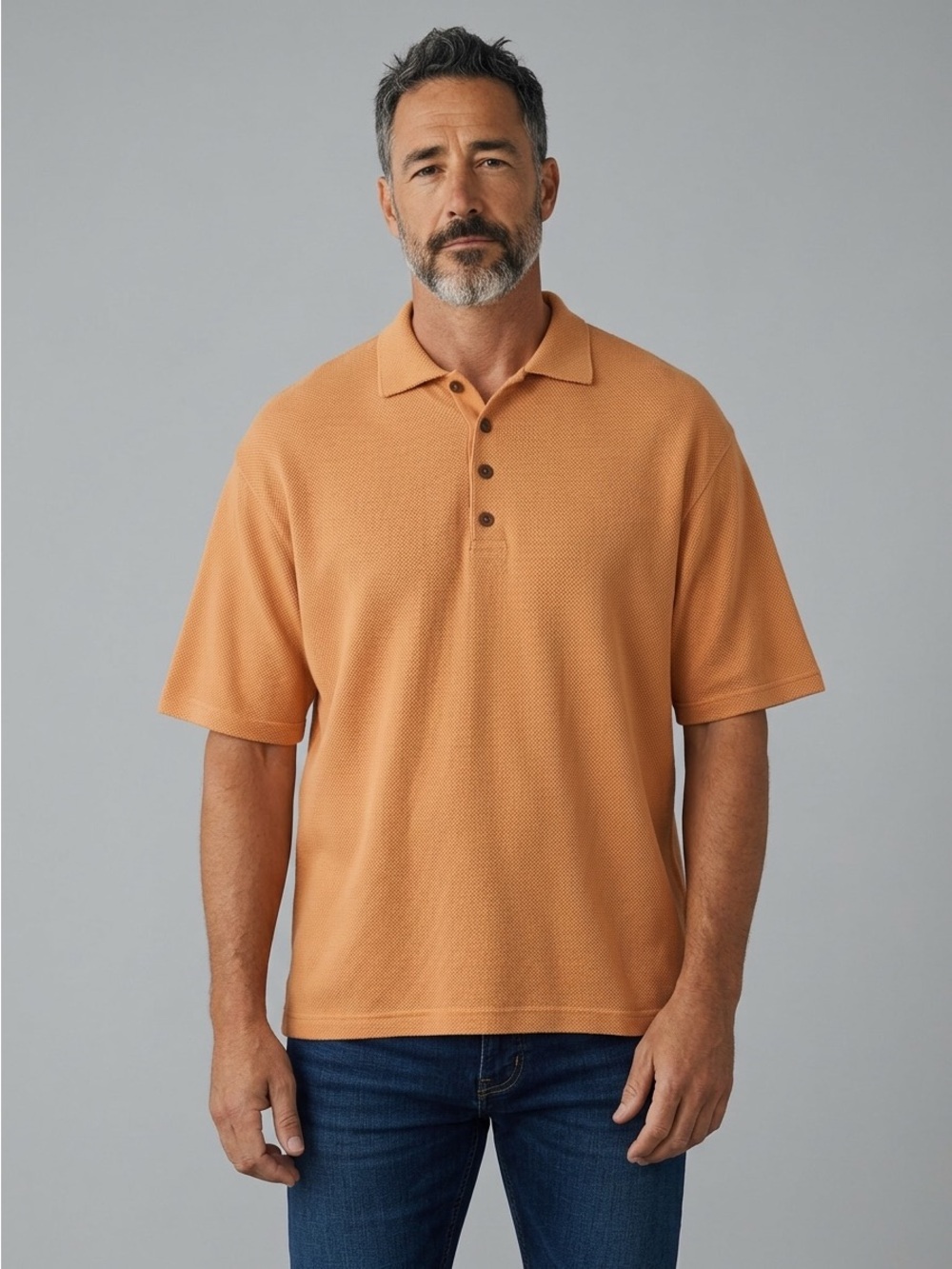 Tommy Bahama Men's Polo Shirt in Warm Copper
